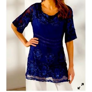 Silk Tessa Tunic Medium or Large